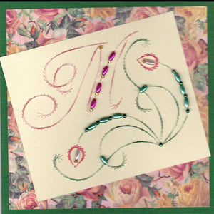Emelie's Design Pattern Sheet - Alphabet Letter - M