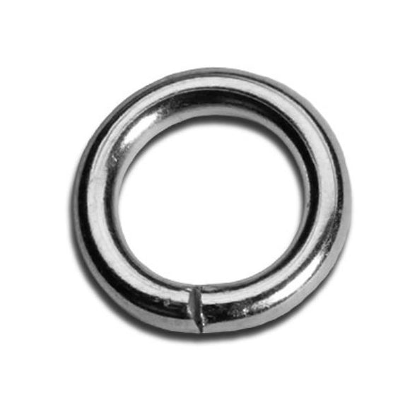 4mm Heavy Duty Jump Rings Gold or Silver Plate