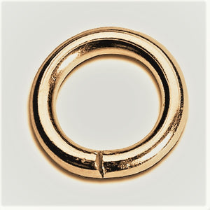 5mm Heavy Duty Jump Rings Gold or Silver Plate
