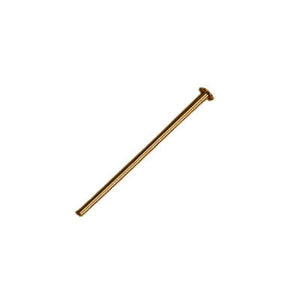 Flat Head Pins 20mm Gold or Silver Plate Pack of 100