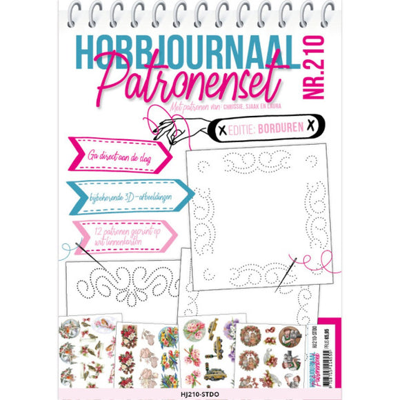 Hobbyjournaal Pattern Pack for Hobbyjournaal 210 - Stitching Patterns