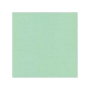 Linen Effect Mid Green Topper Square 12.8 x 12.8cm Pack of 25