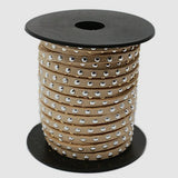 Aluminium Studded Faux Suede Cord