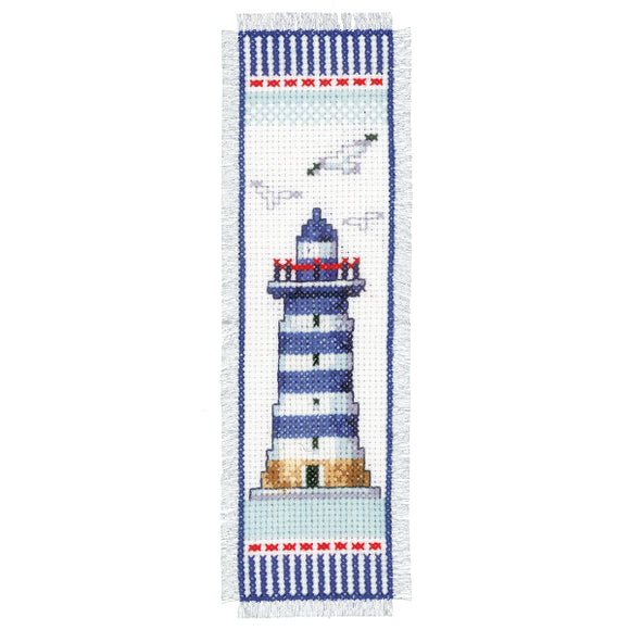 Counted Cross Stitch Bookmark Kit, Lighthouse