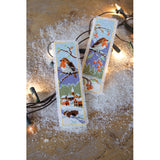 Counted Cross Stitch Bookmark Kit, Robins, set of 2
