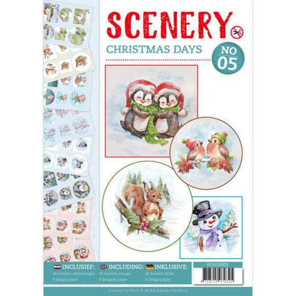 Push Out Book Scenery 5 - Christmas Days