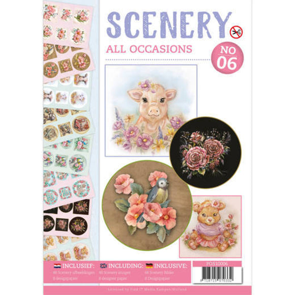 Push Out Book Scenery 6 - All Occasions