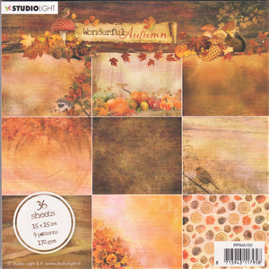 StudioLight Paper Pad 15x15cm - Wonderful Autumn