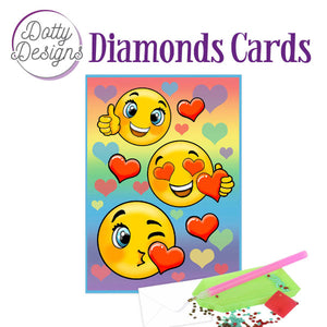 Dotty Design Diamond Cards - Smileys (A6)
