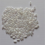 Acrylic Pearl Rice Beads 3x6mm pack of 200 - Choice of 30 Colours