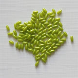 Acrylic Pearl Rice Beads 3x6mm pack of 200 - Choice of 30 Colours