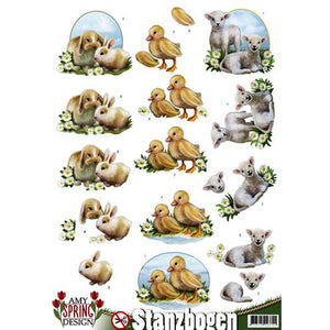 Spring Collection Die Cut Decoupage - Animals