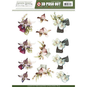 Fantastic Flowers Die Cut Decoupage - Orchids