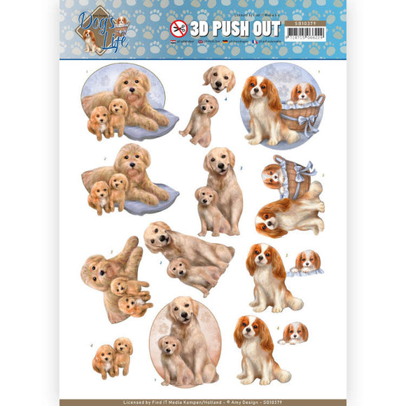 Dog's Life Die Cut Decoupage - Dog Mothers
