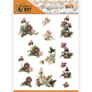 Nature's Gift Die Cut Decoupage - Red Gifts