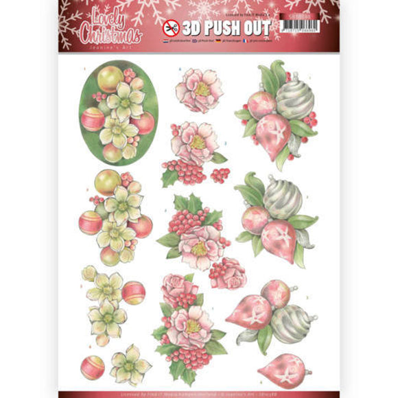 Lovely Christmas Die Cut Decoupage - Lovely Ornaments