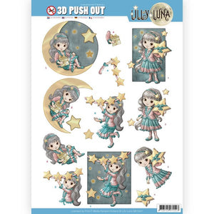 Lilly Luna Die Cut Decoupage - Shine Like a Star
