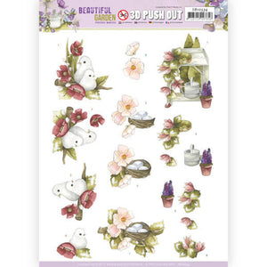 Precious Marieke - Beautiful Garden Die Cut Decoupage - Pigeon