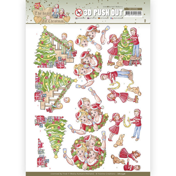 The Heart of Christmas Die Cut Decoupage - Celebrations
