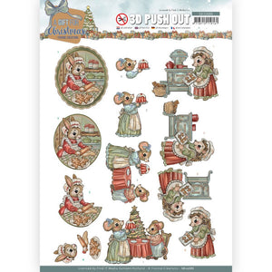 A Gift for Christmas Die Cut Decoupage - Christmas Cake