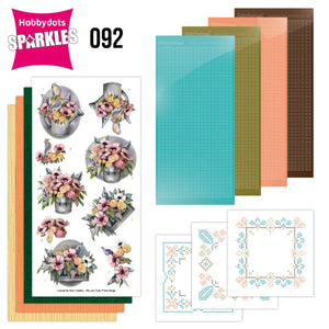 Hobbydot Sparkles Set 92 - Bucket & Flowers