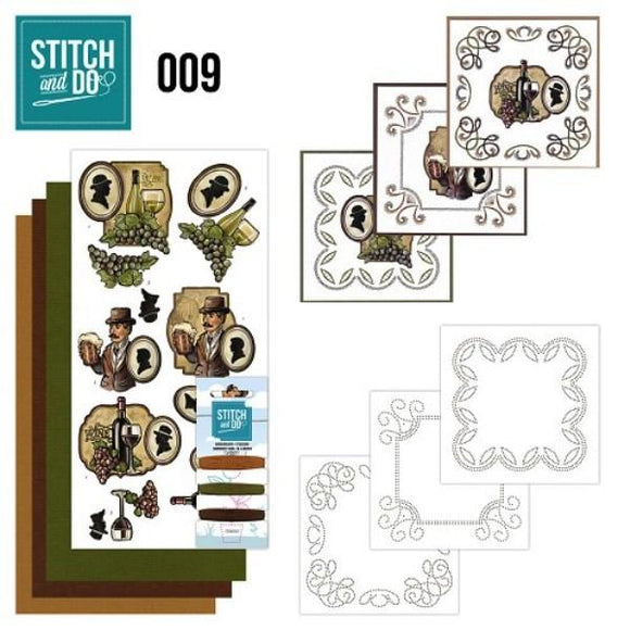 Stitch & Do Kit 009 - Wine & Beer