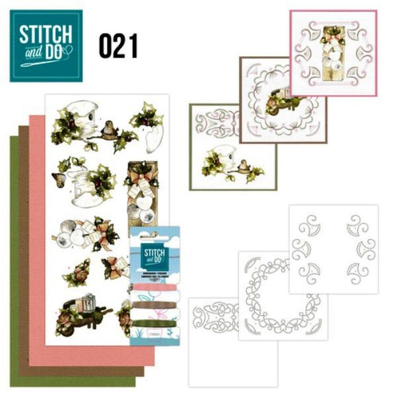 Stitch & Do Kit 021 - Rustic Christmas