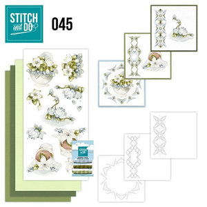 Stitch & Do Kit 045 - Winter Flowers