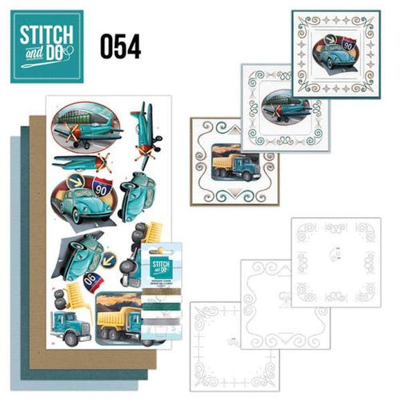 Stitch & Do Kit 054 - Vintage Vehicles