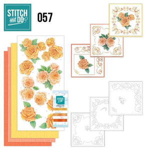Stitch & Do Kit 057 - Orange Roses