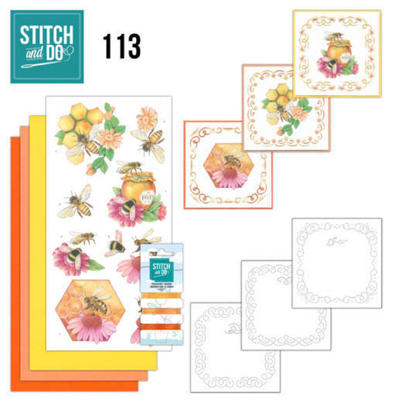 Stitch & Do Kit 113 Honey Bees