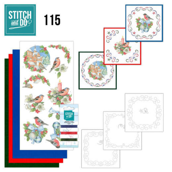 Stitch & Do Kit 115 Christmas Birds