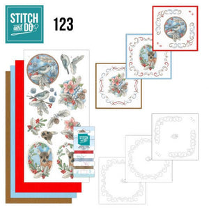 Stitch & Do Kit 123 Berries and Feathers