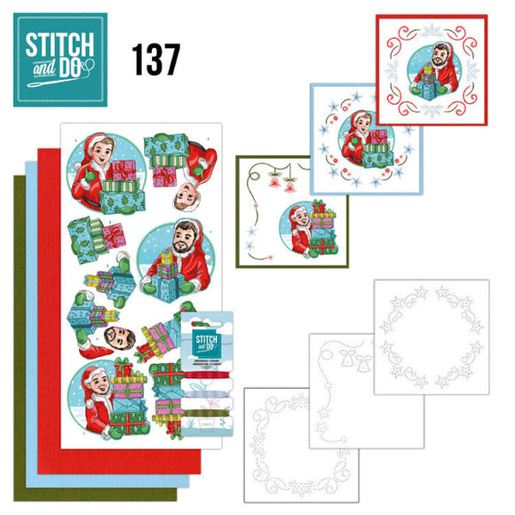 Stitch & Do Kit 137 Big Guys Christmas