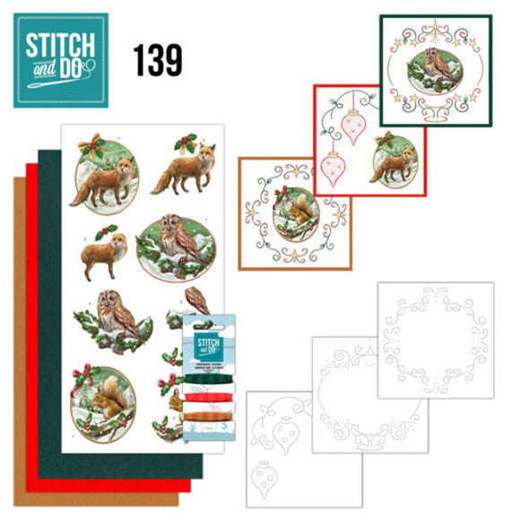 Stitch & Do Kit 139 - Christmas Animals