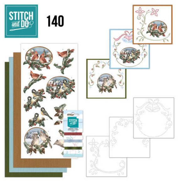 Stitch & Do Kit 140 - Christmas Birds