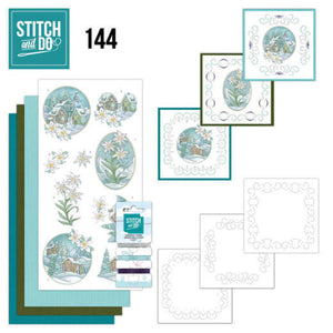 Stitch & Do Kit 144 - Wintertime - Edelweis
