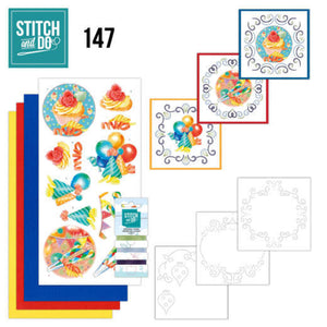 Stitch & Do Kit 147 - Jeanine's Art - Happy Birthday