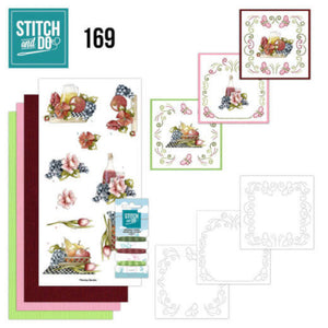 Stitch & Do Kit 169 - Flowers & Grapes - Flowers & Grapes