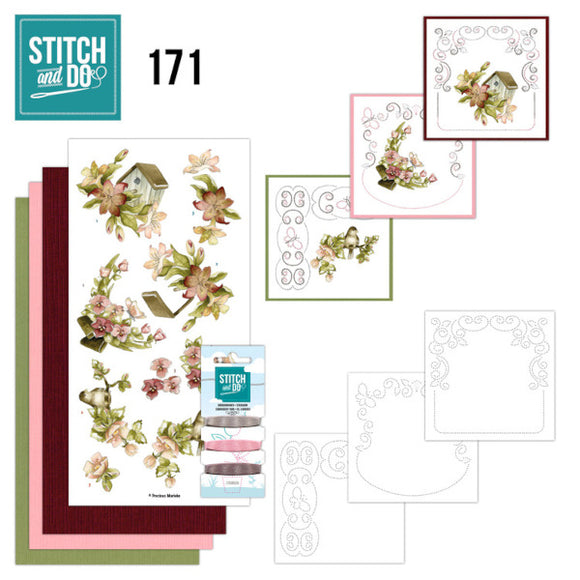 Stitch & Do Kit 171 - Flowers & Birds