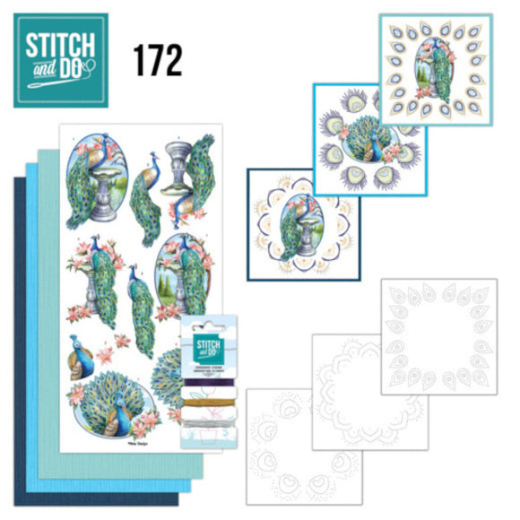 Stitch & Do Kit 172 - Colourful Feathers