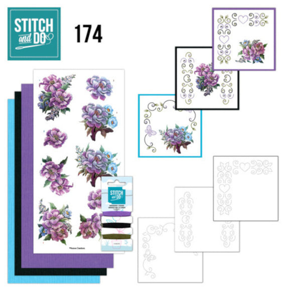 Stitch & Do Kit 174 - Graceful Flowers
