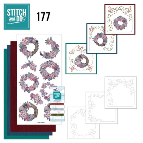 Stitch & Do Kit 177 - Stylish Flowers