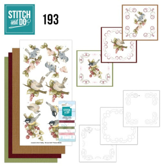 Stitch & Do Kit 193 - Birds & Berries