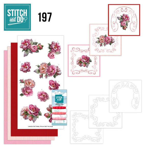 Stitch & Do Kit 197 - Roses are Red