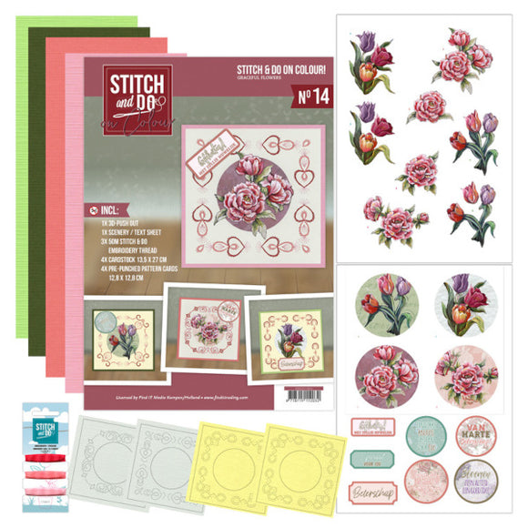 Stitch and Do on Colour 14 - Graceful Flowers