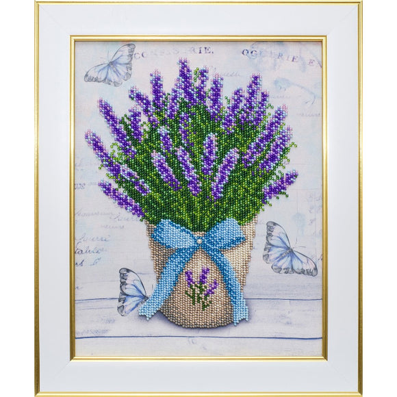 Lavender Beaded Embroidery Kit from VDV