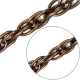 Rope Chain 5mm Gold, Silver or Antique Plate