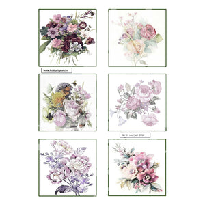 Floral Squares Topper Sheet