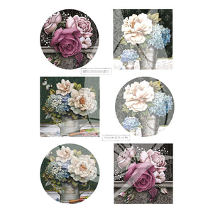 Floral Bouquets Topper Sheet